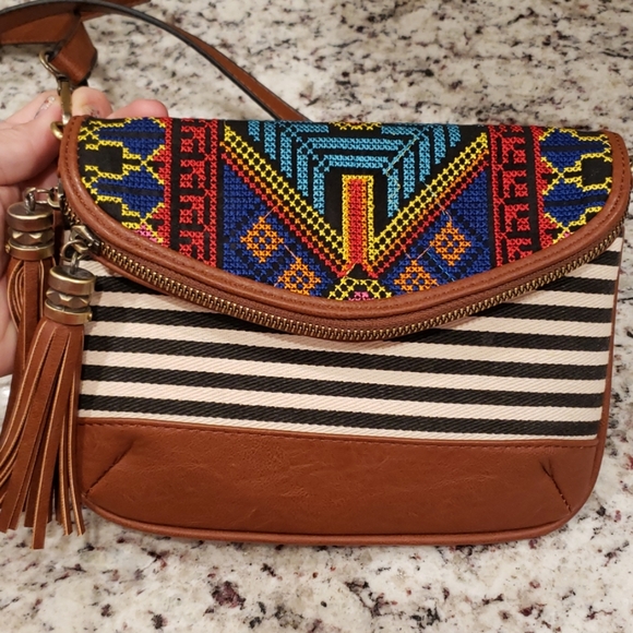 MMS Design Studio Handbags - MMS DESIGN STUDIO Aztec Southwestern Purse
